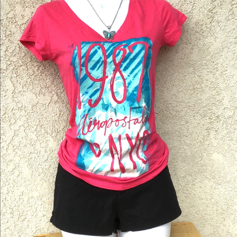 Aeropostale top Max Rave Shorts Outfit size 9